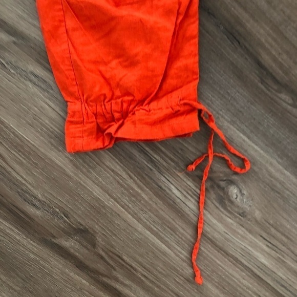 Rue21 Lenin blend orange cropped cargo pants size small - Picture 2 of 6